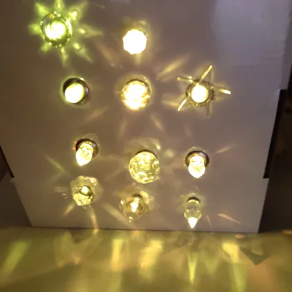 RGBW LED Fiber Optic Star Ceiling Crystal End Fitting