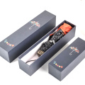 Cardboard gray umbrella gift box with logo