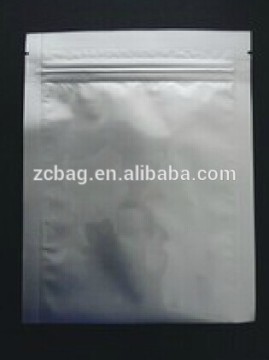 pure Aluminium foil PET/AL/PE moistureproof Coffee bean zipper lock Packaging bags