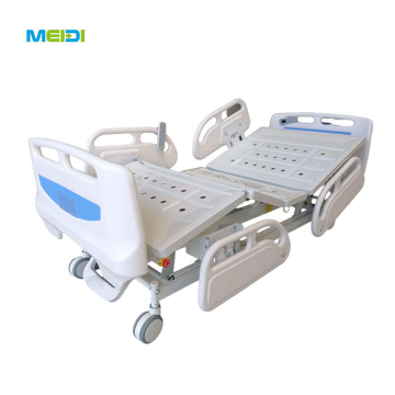 Five-Function Electric Hospital Bed with X-ray Weighing Function Manual Nursing/Medical Bed Made of Metal Plastic Steel ABS