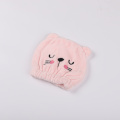 Microfiber kids dry hair cap