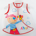 Wholesale cartoon children's apron PEVA fed clothing