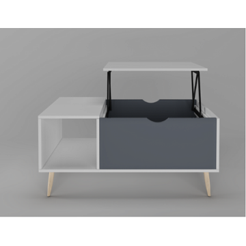 Table basse de rangement de cubes de style moderne