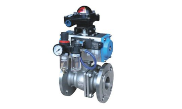 DN100 Professional  Stainless Steel Pneumatic Ball Valve