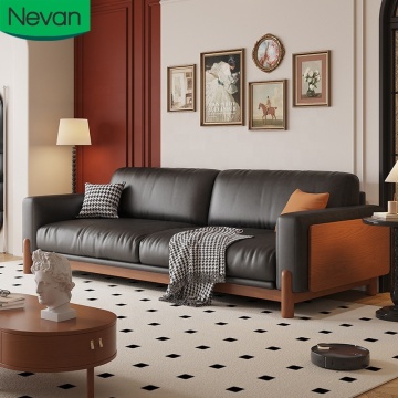 Wholesale Modern Italian Leather Couch Sets for Living Rooms