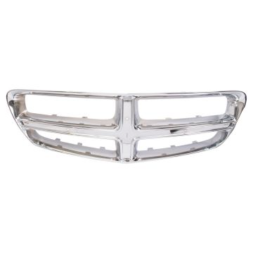 Gloss Chrome Front Grille Bumper for 2011-2014 Dodge Charger ABS SE Sedan - OEM 68092602AA