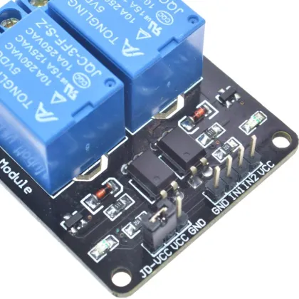 2 Channel 5V Relay Module Board with Optocoupler Support for Arduino