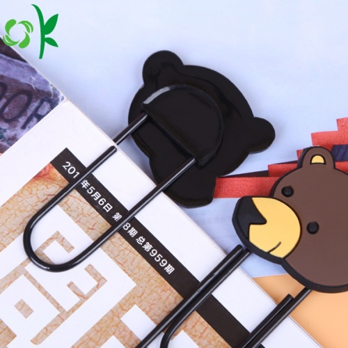 Thiết kế mới dễ thương Silicone Bookmark cho quà tặng