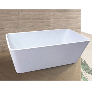 Bester Preis freistehende rechteckige Acryl -Badewanne bei Erwachsenen