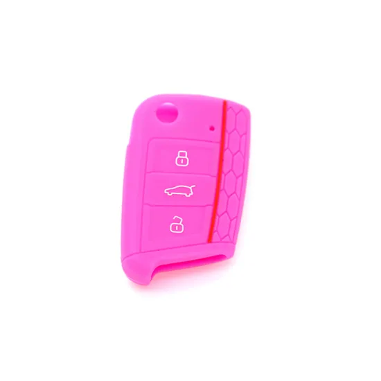 2017 hot silicone car key case for vw