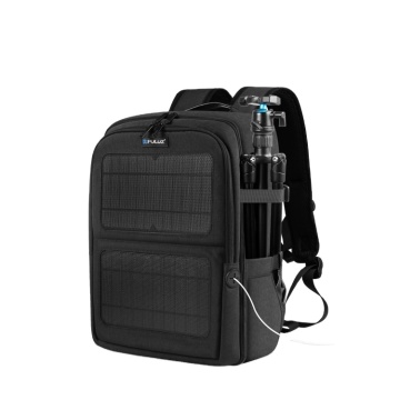 PULUZ Solar Power Portable Camera Dual Shoulders Backpack