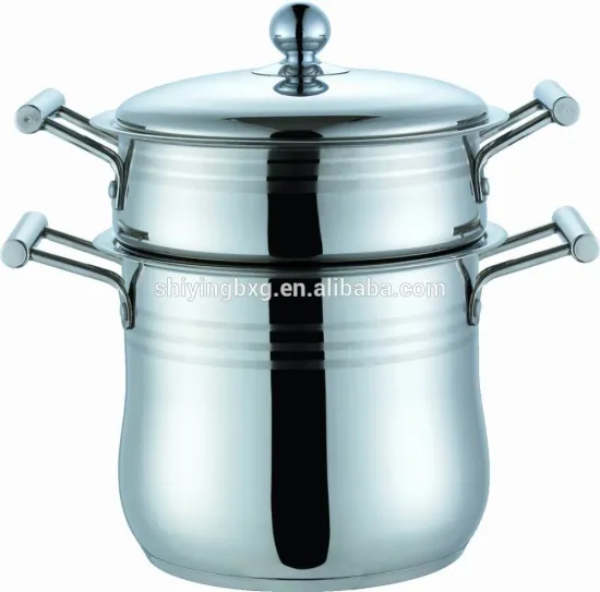 stainless steel steamer set / couscous pot set