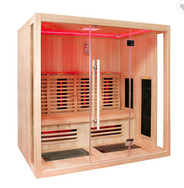 Plug And Play Sauna low EMF full spectrum heater infrared sauna room