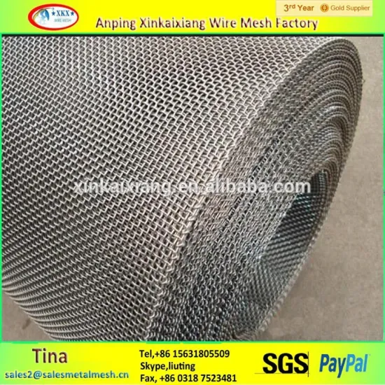 Factory price heat resistence 304 ultra fine stainless steel wire mesh