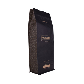 Flat Bottom Coffee-Bean Packaging Bag With Valve Zipper