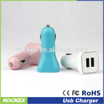 Factory Direct 5v 3100mah Double USB Port Mini USB Car Charger