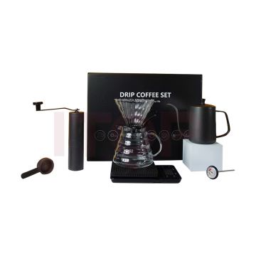 Set di caffè arabo professionale con borsa da viaggio per caffè a goccia per all'aperto