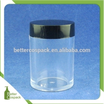 15g empty plastic thin double wall jar PS cosmetic cream jar