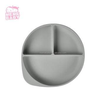 ODM/OEM Dishwasher Safe Dishes Divided Silicone Plate Kid