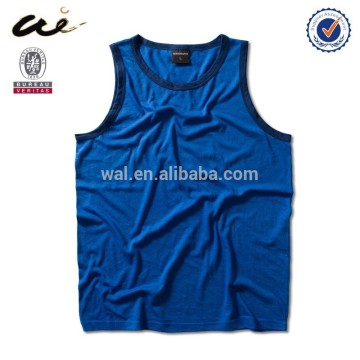 sleeveless dark color man tank top