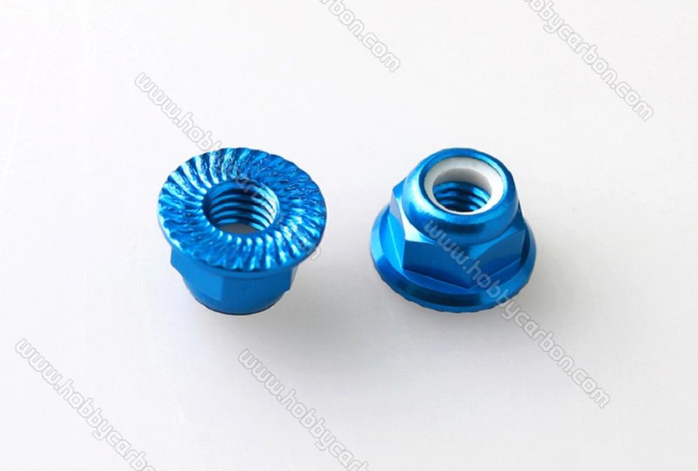 M5 Aluminum Lock Nuts With Flange 2 Jpg