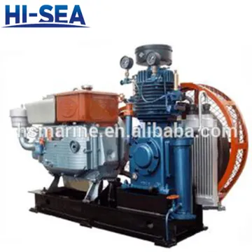 Marine Ship Emergency Diesel Engine Air Compressor