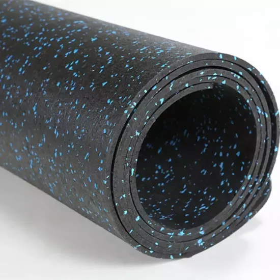 Customize various sizes Environmental protection gym roll rubber flooring