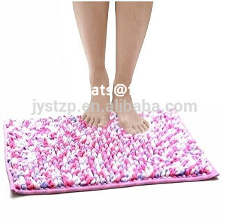 Modern Microfiber Mat With Chenille Fabric/Microfiber Washable Kitchen Floor Mats