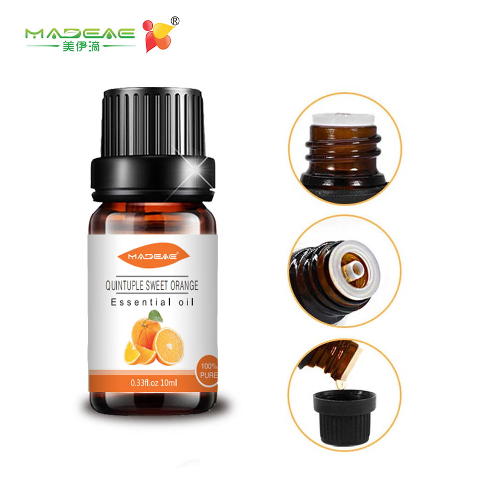 त्वचा के लिए सबसे अच्छा क्विंटुपल मीठा नारंगी आवश्यक तेल