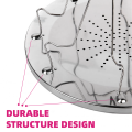 Rack grille-pain pliant en acier inoxydable pliant en acier inoxydable