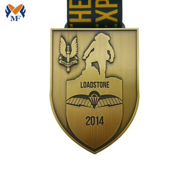 Custom Made Gold Shield Metal Medals