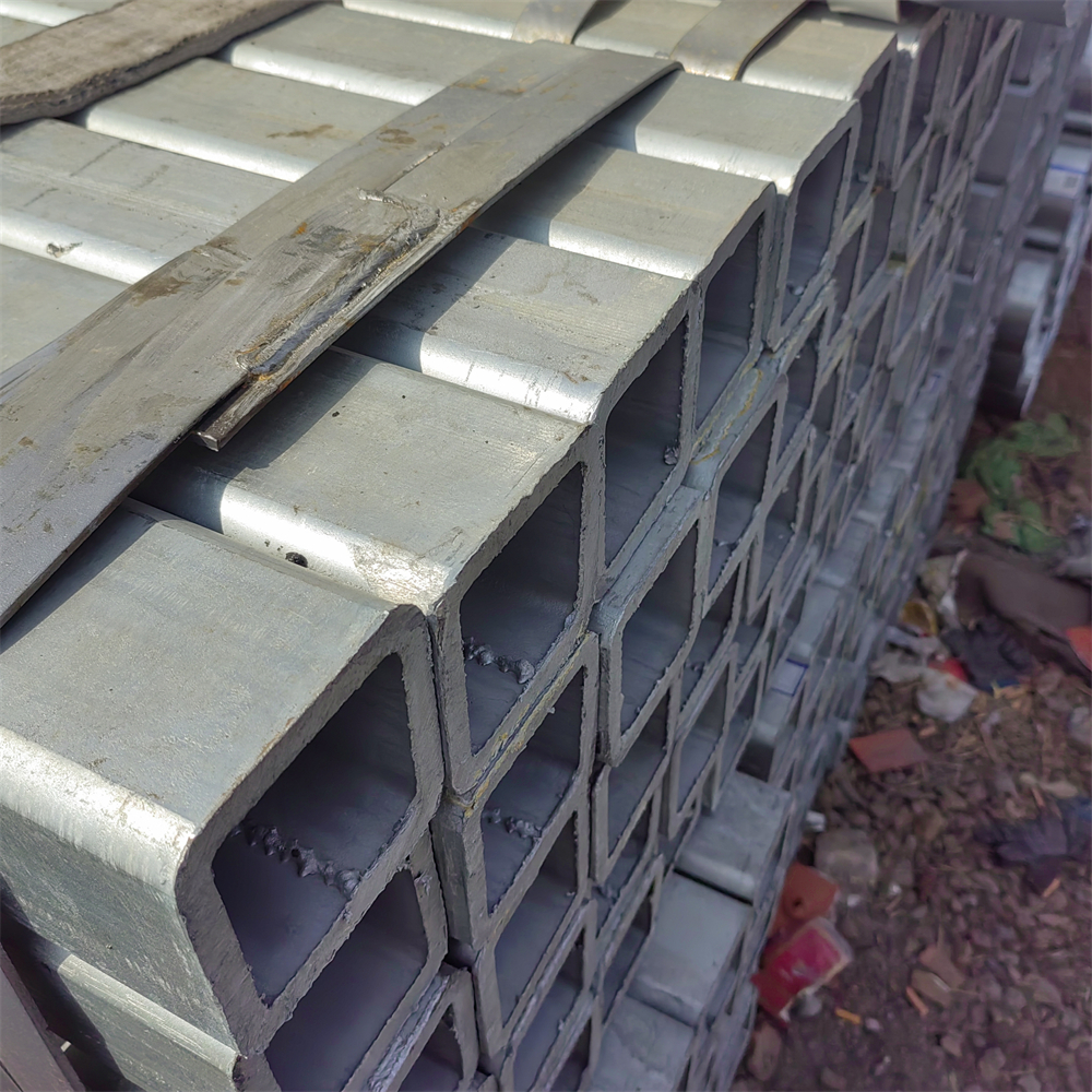 Vender 8 mm Materiales de construcción de tuberías cuadradas galvanizadas