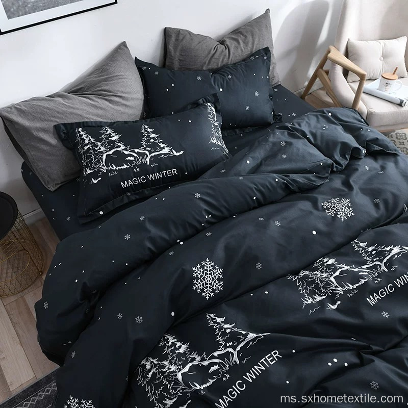 set selimut duvet yang dicetak