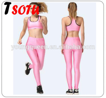 YJB13 Summer outdoor running training suit candy color Fitness sport pants Yoga Set pants