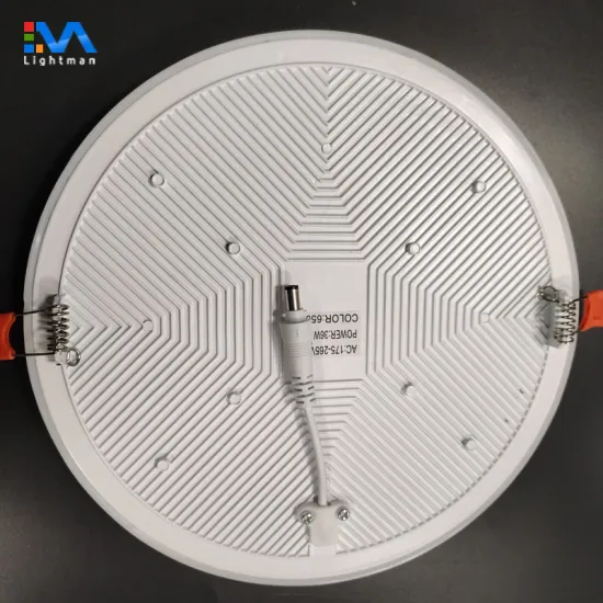 18W Round Frameless LED Panel Light with Spring Clip
