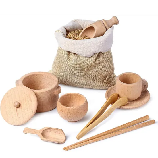 Montessori Wooden Toys: Natural Object Permanence Learning Box for Baby Dropshipping