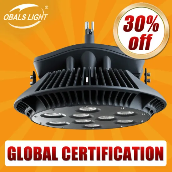 Most popular 11670lm 195w round led high bay light in Zhongshan China
