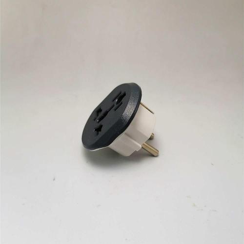 European Grounded Power Plug Adapter Travel Converter