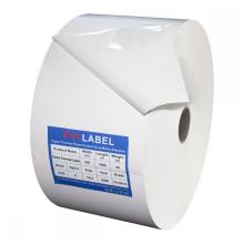 Rouleau d&#39;étiquette jumbo blanc thermique direct PP