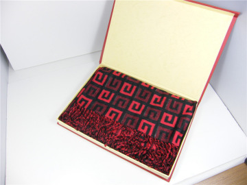 Bamboo fiber high fashion OEM polar fleece scarf