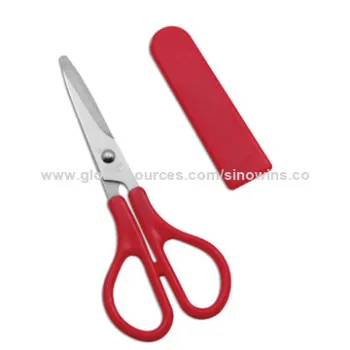 Popular Style Stainless Steel Stationery and Office Scissors with 1.5mm Thickness of Blade
