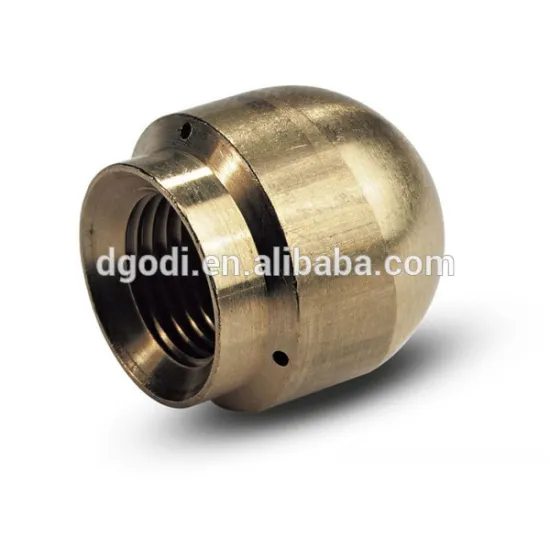 Custom high precision brass 360 degree pipe cleaning nozzle for garden hose