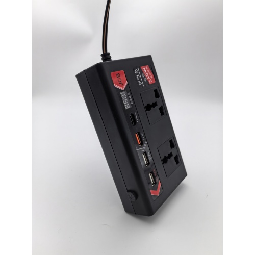 Bulk Car Power Inverter 12V/24V to 220V AC 240W with Multi-Ports & Smart Display