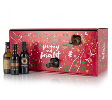 Custom Printed Corrugated 24 Days Wine Advent Calendar