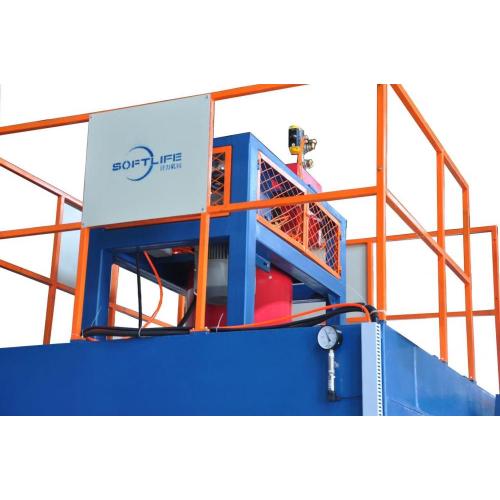 Full automatic Batch polyurethane Foam Block Mattress Making Machine low pressure sponge machinery