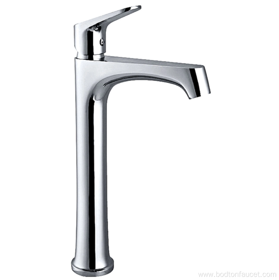 Single hole basin faucet for wash basin