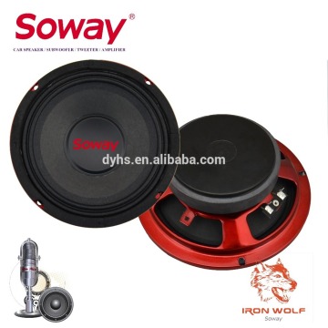 Soway SW-616a 6.5 นิ้วขนาดกลางที่มีกำลังสูงเป็นสีแดง