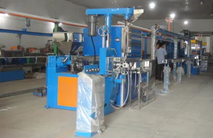Cat7 Cat8 Physical Foaming Extrusion Machine for PE LAN Cable Production