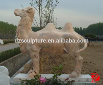 Marble life size camel statues