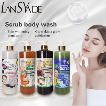Private Label Exfoliating Deep Cleansing Natural Fragrance Bath Gel